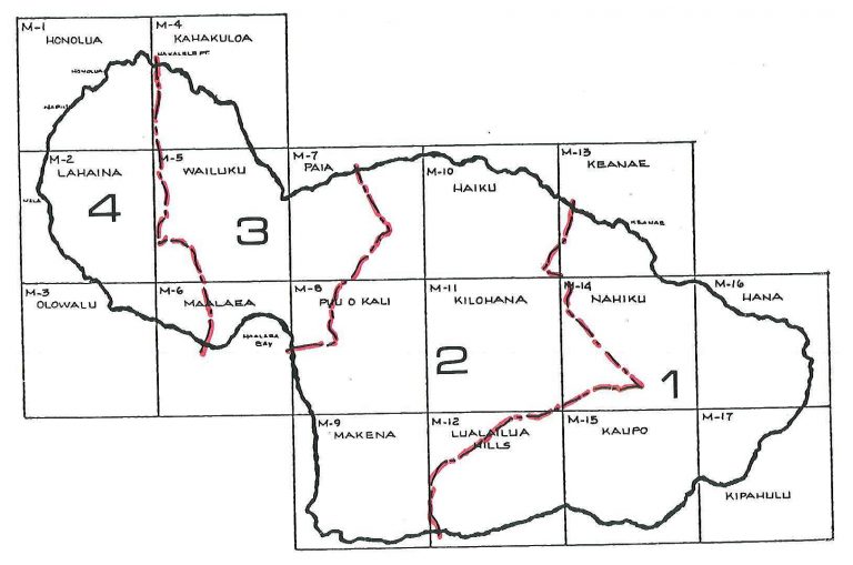 Land Use Commission LAND USE DISTRICT BOUNDARIES MAPS Island of Maui